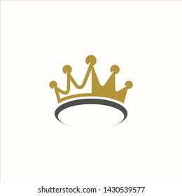 crown logo icon illustration vector template download