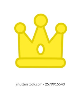 crown logo icon simple design illustration