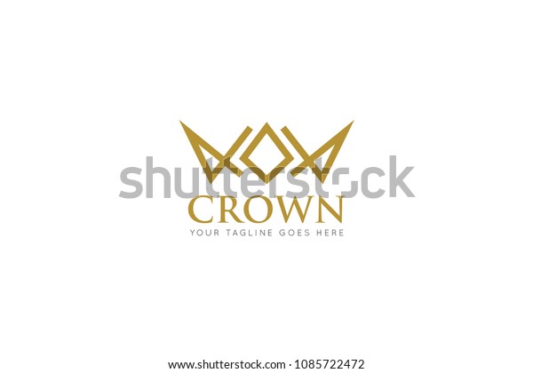 Crown Logo Icon Symbol Illustration Design Stock Vector (Royalty Free ...