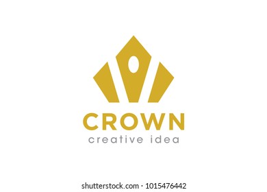 Crown Logo and Icon Template