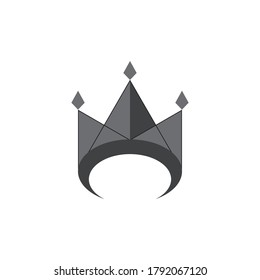 Icono de logotipo de la corona Ilustración vectorial de plantilla