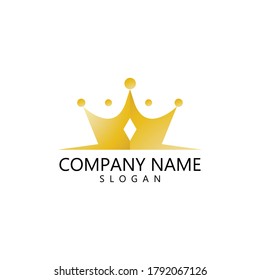Crown Logo icon Template vector illustration