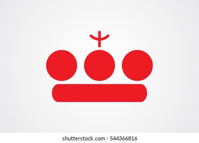 crown, logo, icon, vector illustration eps10