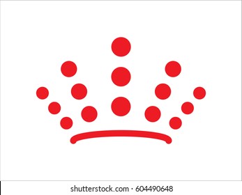 crown logo, icon, vector illustration eps10