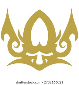 Crown Logo Ilustración Elemento Arte Dibujo Digital
