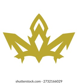 Crown Logo Ilustración Elemento Arte Dibujo Digital