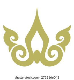 Crown Logo Ilustración Elemento Arte Dibujo Digital