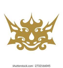 Crown Logo Ilustración Elemento Arte Dibujo Digital