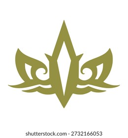 Crown Logo Ilustración Elemento Arte Dibujo Digital