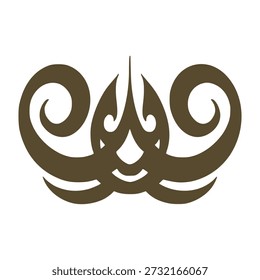 Crown Logo Ilustración Elemento Arte Dibujo Digital