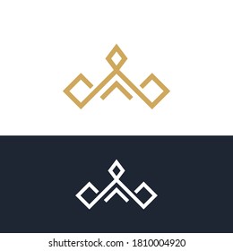 Crown logo illustration vector design