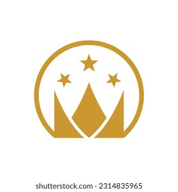 Crown logo images illustration design