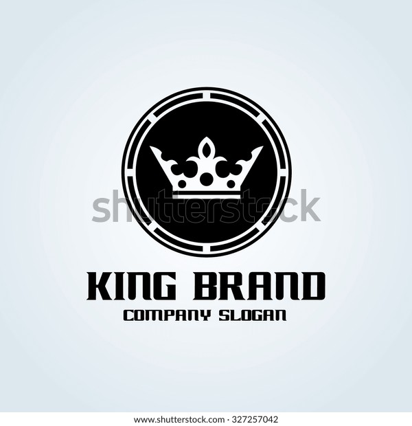 Crown Logo King Brand Identity Stock Vector (Royalty Free) 327257042