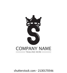 Crown Logo king logo queen logo, princess, Template vector icon illustration design imperial, royal, and  succes logo business