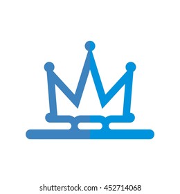 Crown Logo. King Royal Queen Symbol Vintage