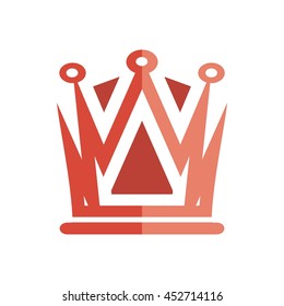 Crown Logo. King Royal Queen Symbol Vintage