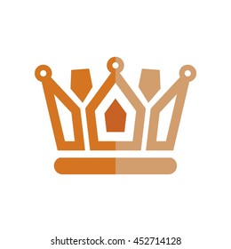 Crown Logo. King Royal Queen Symbol Vintage