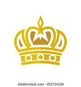 Crown Logo. King Royal Queen Symbol Vintage