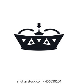 Crown Logo. King Royal Queen Symbol Vintage
