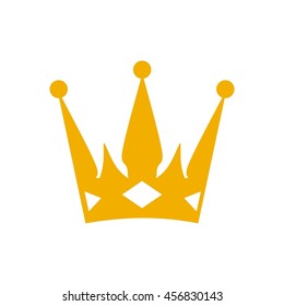 Crown Logo. King Royal Queen Symbol Vintage