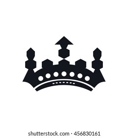 Crown Logo. King Royal Queen Symbol Vintage