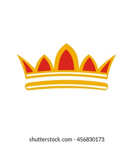 Crown Logo. King Royal Queen Symbol Vintage