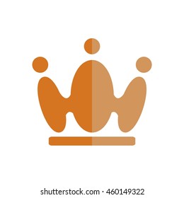 Crown Logo. King Royal Queen Symbol Vintage