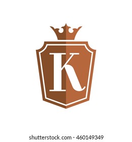 Crown Logo. King Royal Queen Symbol Vintage