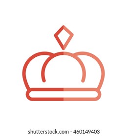 Crown Logo. King Royal Queen Symbol Vintage
