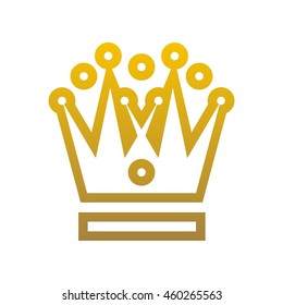 Crown Logo. King Royal Queen Symbol Vintage
