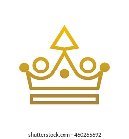 Crown Logo. King Royal Queen Symbol Vintage