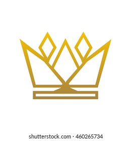 Crown Logo. King Royal Queen Symbol Vintage