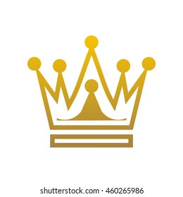 Crown Logo. King Royal Queen Symbol Vintage