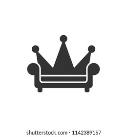 Crown logo. Kingdom Icon. Empire symbol. Vector eps 08.