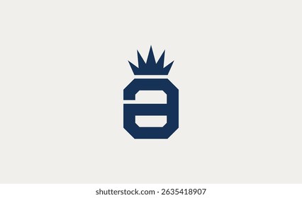Logotipo da coroa com a Letra A. Elegante, Rei, Real e Premium conceito para Luxo e joias Marca.