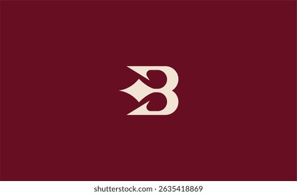 Crown Logo with Letter B. Elegant, King, Royal and Premium concept for Luxury and jewellery Brand.
