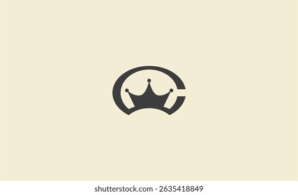 Logotipo da coroa com a Letra C. Elegante, Rei, Real e Premium conceito para Luxo e joias Marca.