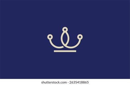 Crown Logo with Letter E. Elegant, King, Royal and Premium concept for Luxury and jewellery Brand.
