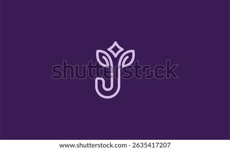 Crown Logo with Letter J. Elegant, King, Royal and Premium concept for Luxury and jewellery Brand.