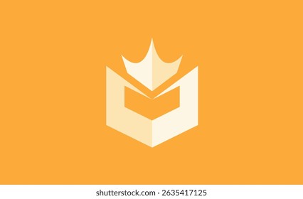 Crown Logo with Letter M. Elegant, King, Royal and Premium concept for Luxury and jewellery Brand.