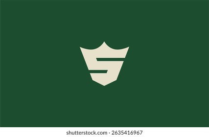 Crown Logo with Letter S. Elegant, King, Royal and Premium concept for Luxury and jewellery Brand.