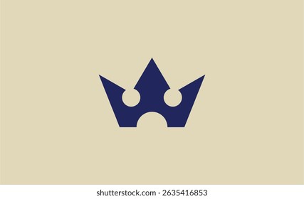 Crown Logo with Letter W. Elegant, King, Royal and Premium concept for Luxury and jewellery Brand.