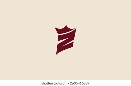 Crown Logo with Letter Z. Elegant, King, Royal and Premium concept for Luxury and jewellery Brand.