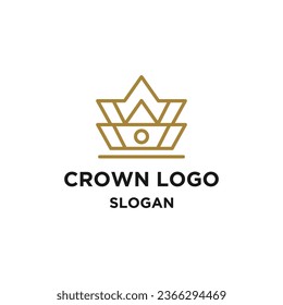 Das Crown-Logo, luxuriöses kreatives Design