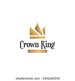 Crown Logo Luxury Looking Design Vector