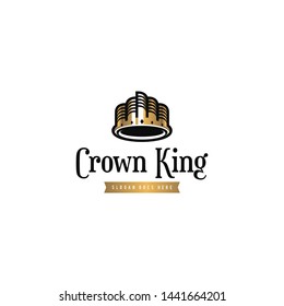 Crown Logo Luxury Looking Design Vector