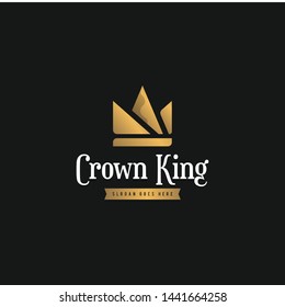Crown Logo Luxury Looking Design Vector