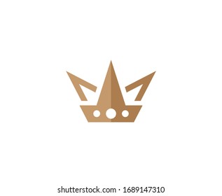 Crown logo luxury vector icon 