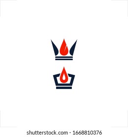 crown logo oil drop design