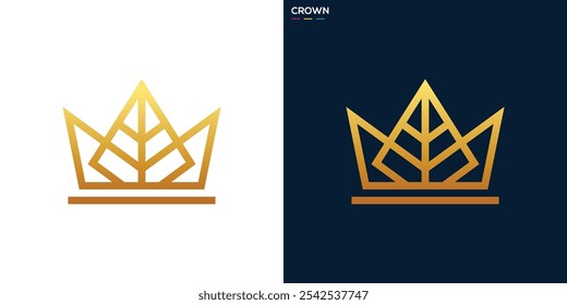 Crown logo. power, king, queen, leader. Icon symbol design template EPS 10